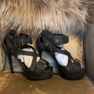 Authentic Burberry Gladiator heels